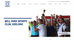 Desktop Screenshot of bellparksportsclub.com.au